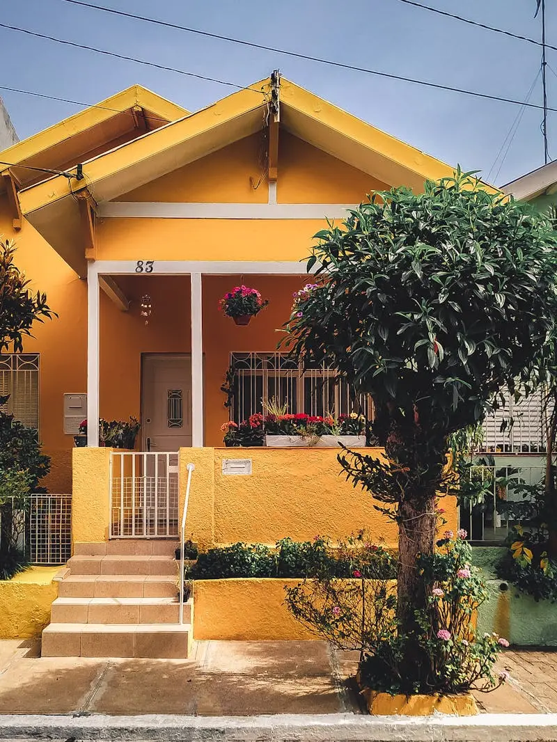 Beautiful Yellow House
